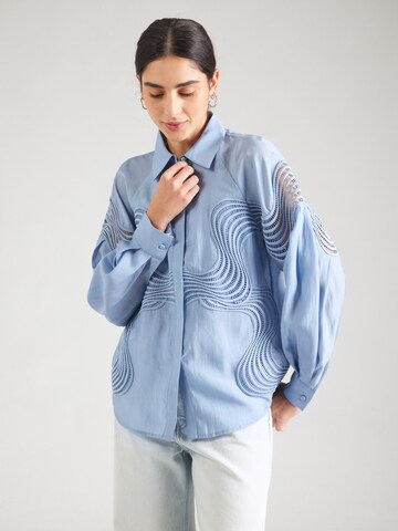 Chemisier 'MOLLY' Copenhagen Muse en bleu : devant