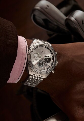 Montre à affichage analogique 'Waterbury' TIMEX en argent