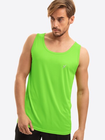 cflex Performance Shirt 'Collection' in Green: front