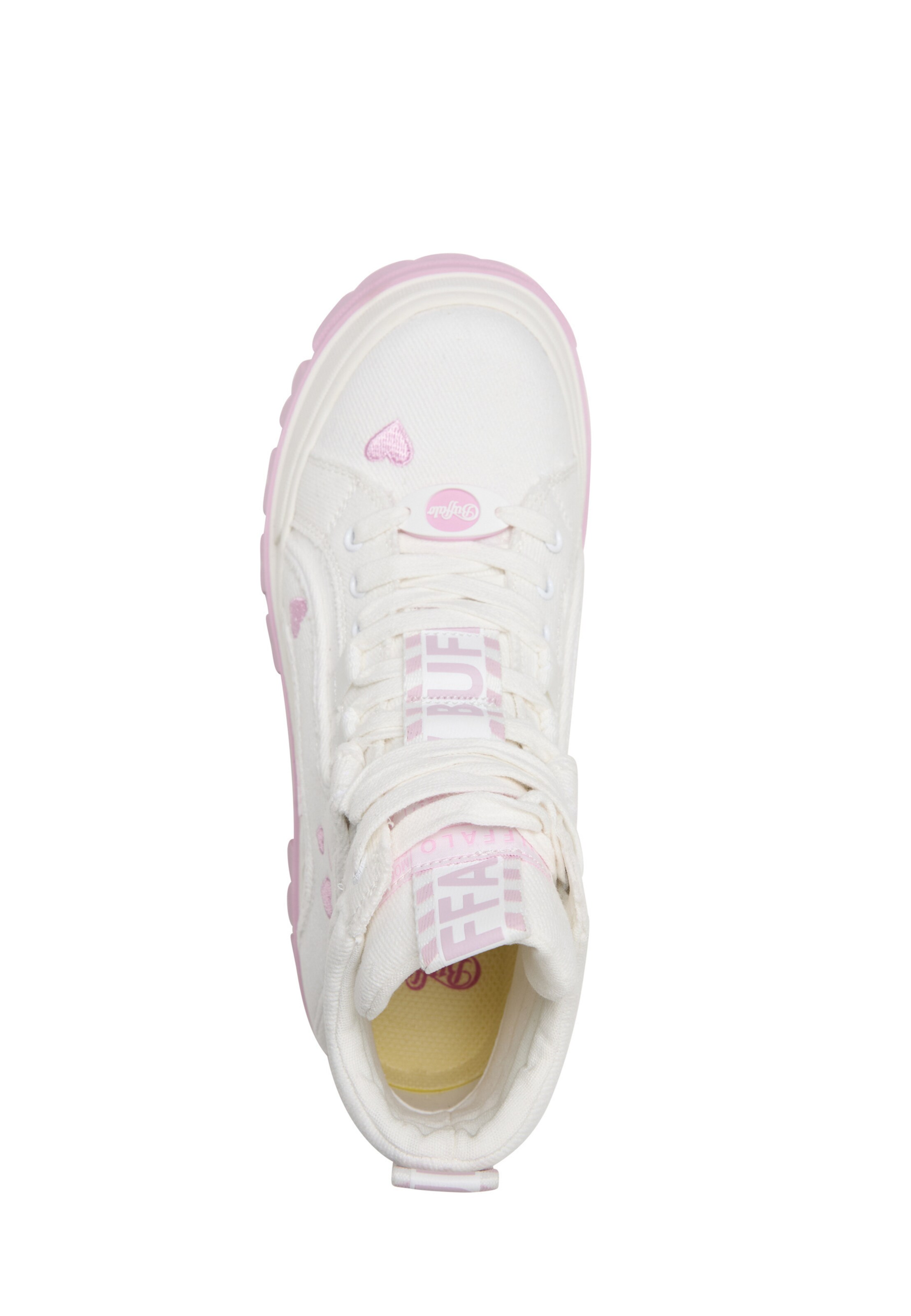 BUFFALO Nízké kozačky 'Aspha' – bílá