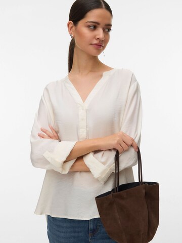 Chemisier 'VMKaja' VERO MODA en blanc