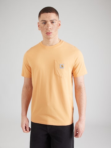 Carhartt WIP Μπλουζάκι σε πορτοκαλί: μπροστά