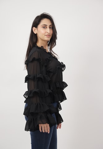 CHERRY KOKO Blouse in Zwart