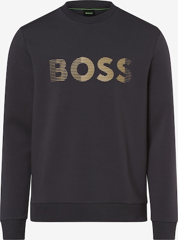 BOSS Sweatshirt 'Salbo 1' in Grey: front