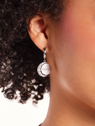 GUESS Earrings 'Moon Phases' in Silver: front