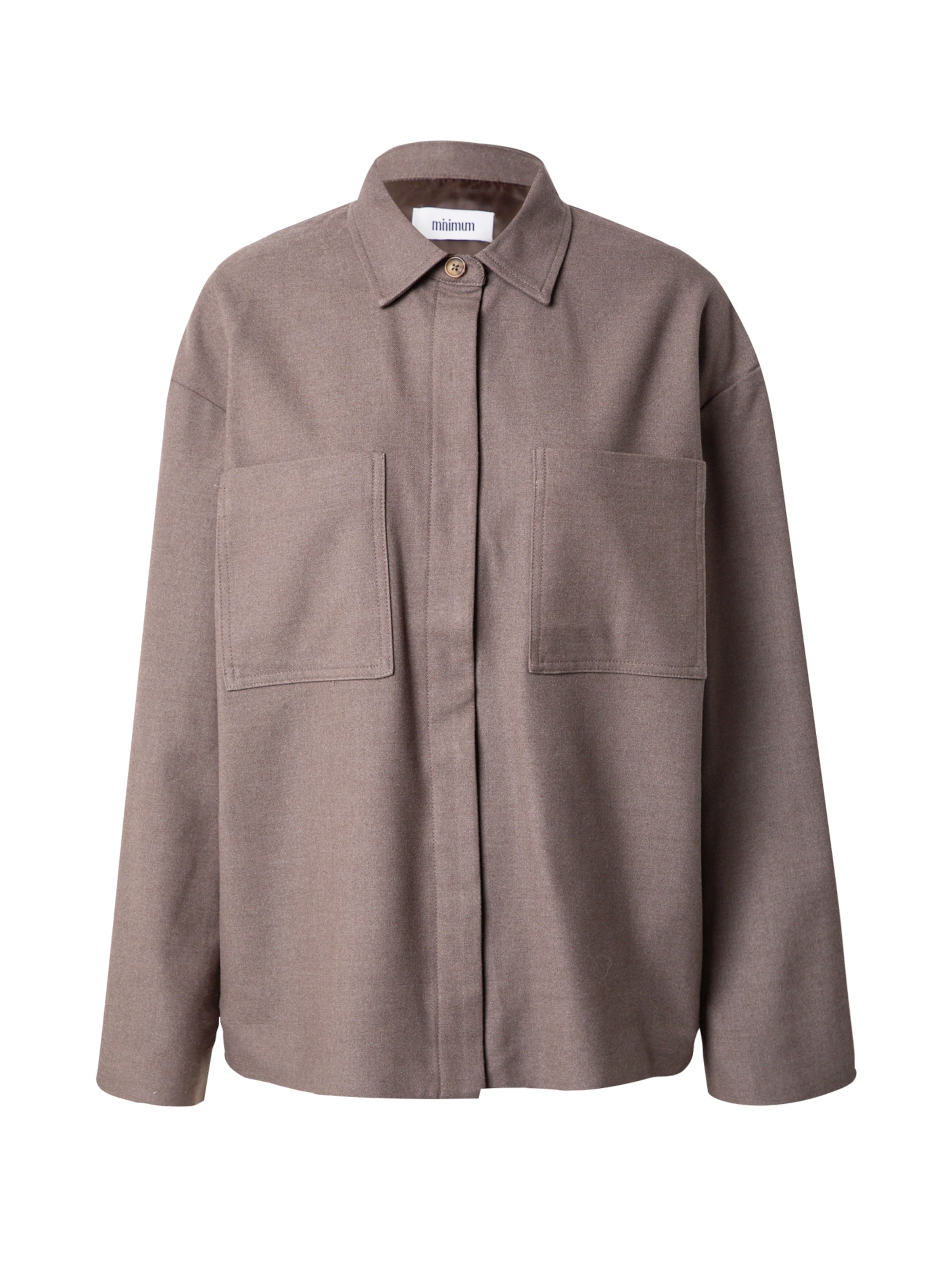 minimum Between-season jacket 'Nallia' in Brown: front
