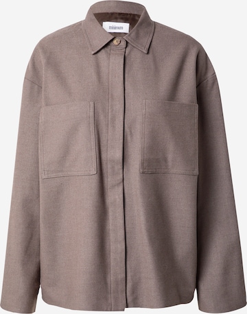 minimum Prehodna jakna 'Nallia' | rjava barva: sprednja stran
