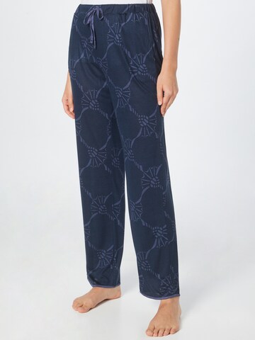 JOOP! Loosefit Pyjamabroek in Blauw: voorkant