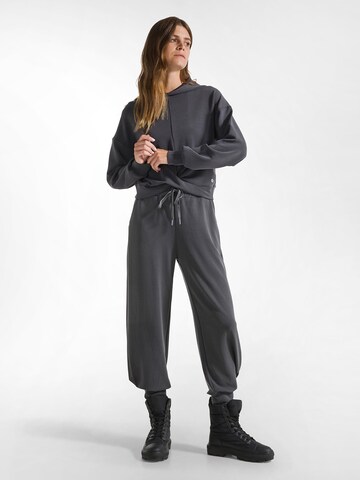 DEHA Slim fit Trousers in Grey: front