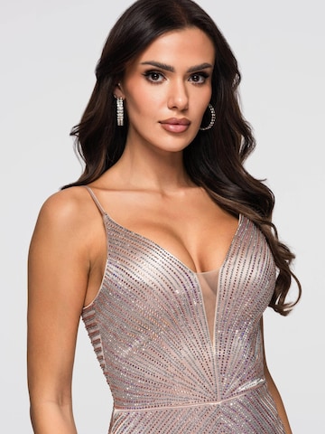 Ombre Evening dress in Beige