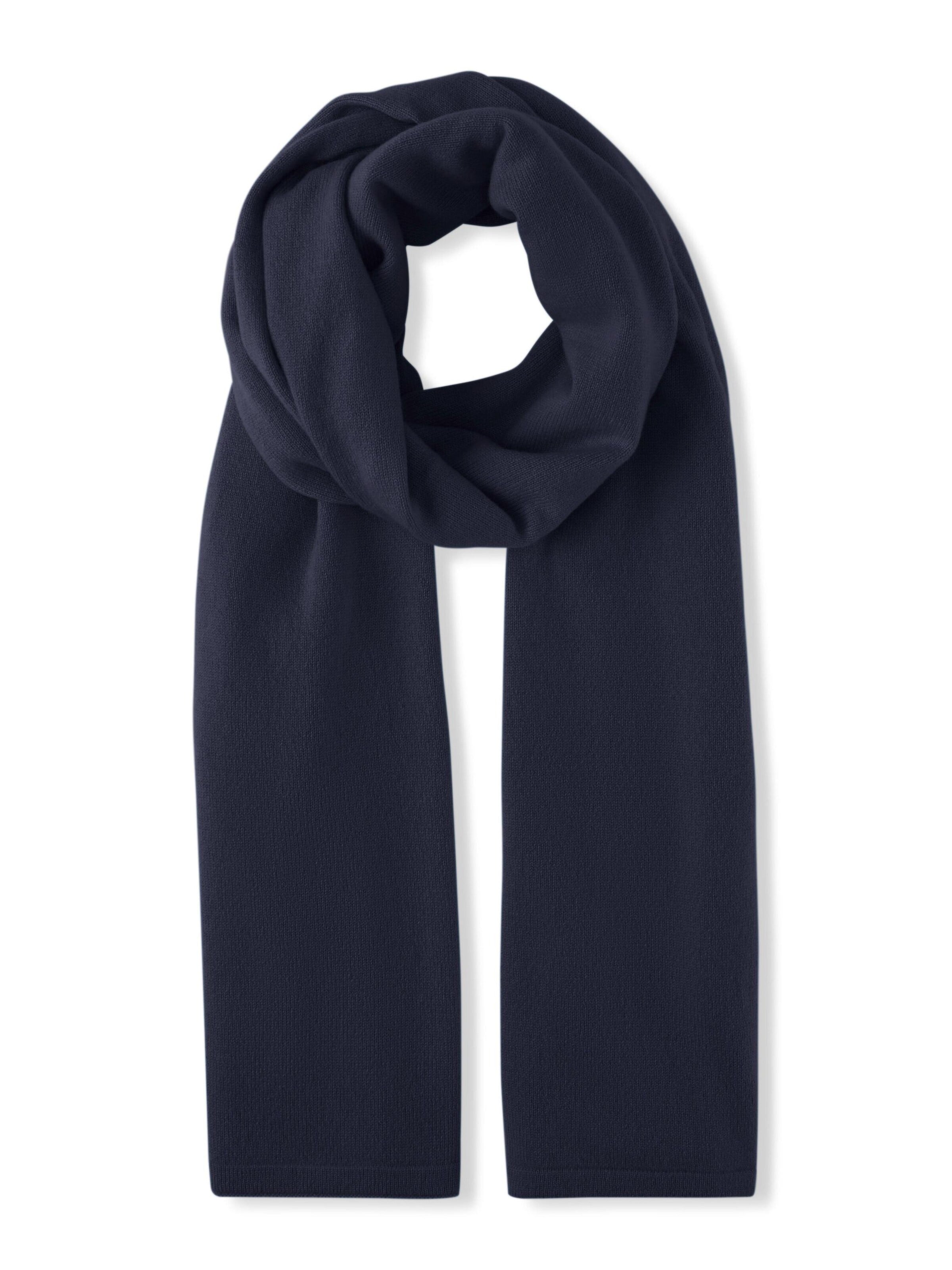 FALKE Scarf 'Pure Cashmere' in Blue: front