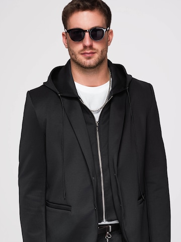 Coupe regular Veste de costume Ombre en noir