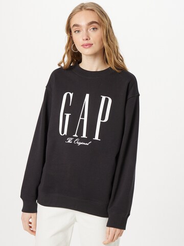 GAP Sweatshirt in Zwart: voorkant