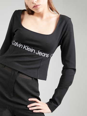 Calvin Klein Jeans Shirt in Zwart