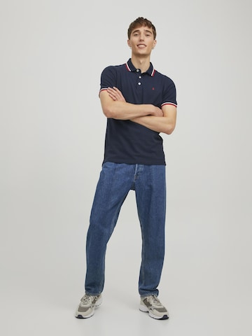 JACK & JONES Poloshirt 'JJEPaulos' in Blau: Vorderseite