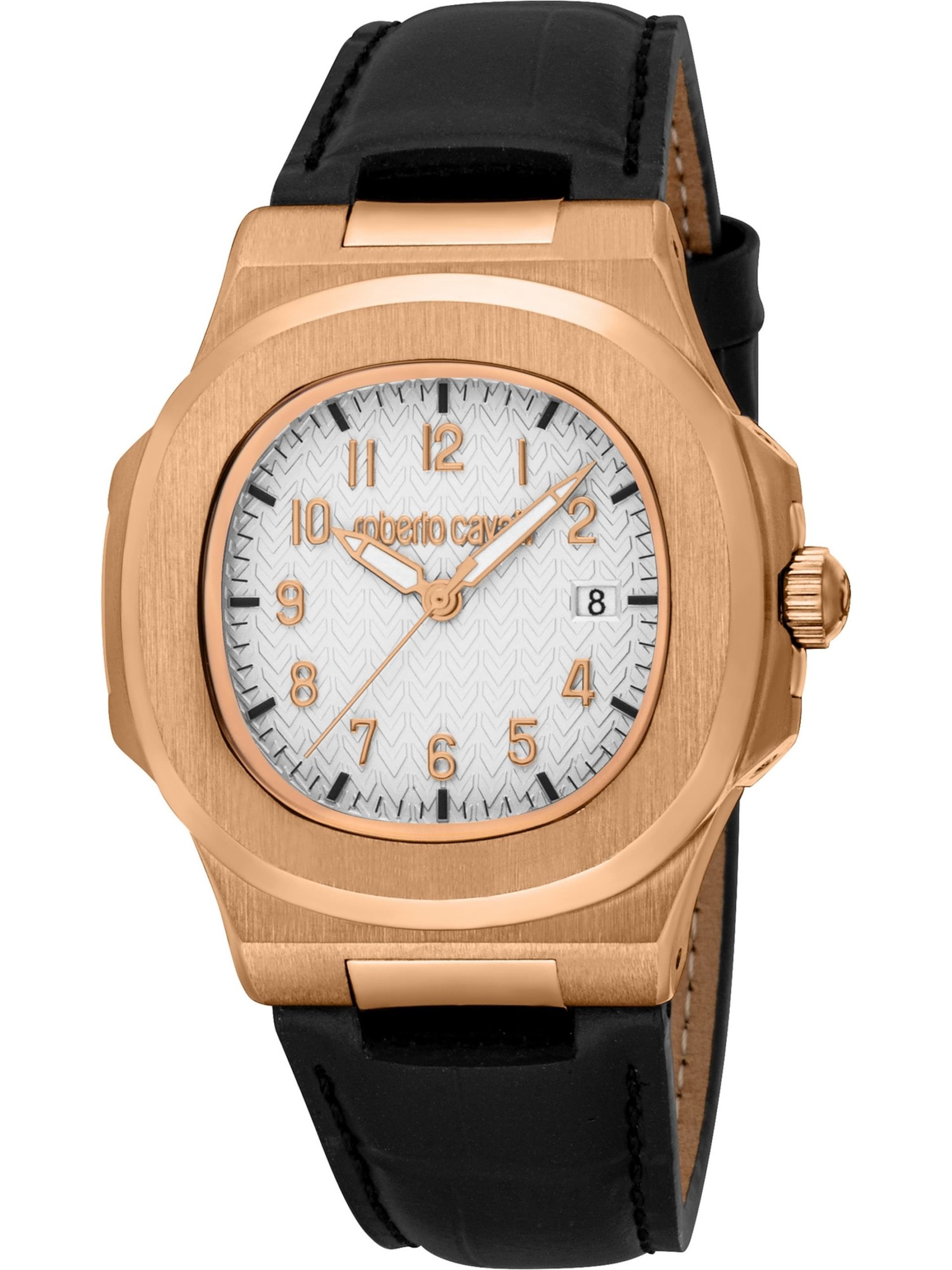 Just Cavalli Analoguhr in Gold: Vorderseite