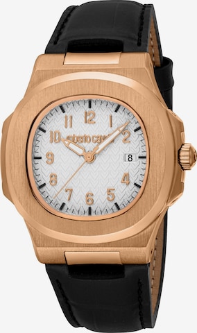 Just Cavalli Analoguhr in Gold: Vorderseite