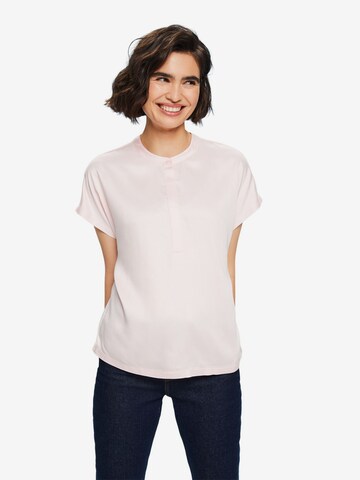 T-shirt ESPRIT en rose : devant