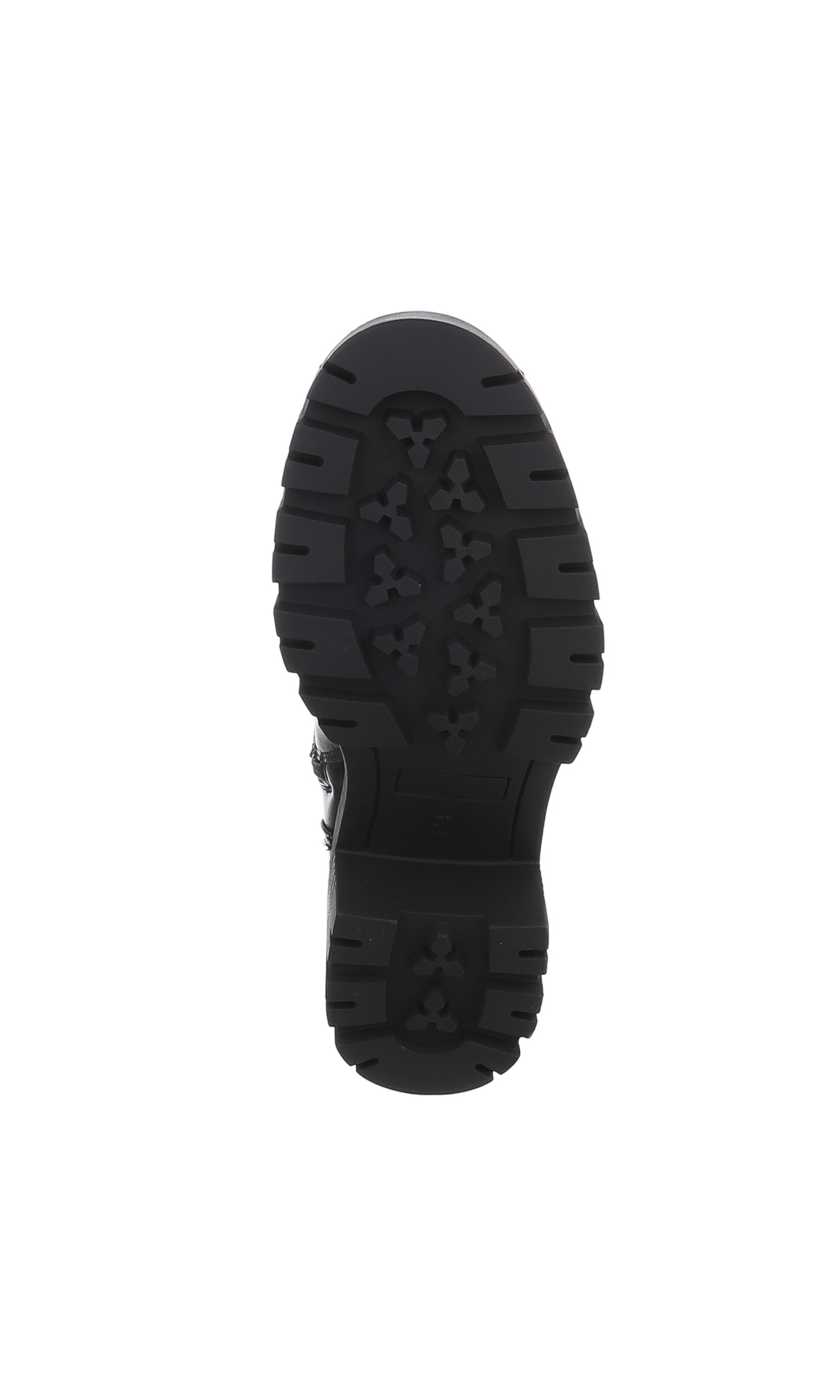 Ital-Design Schnürstiefelette in Schwarz