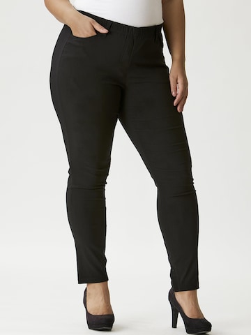 Zhenzi Slim fit Pants 'Twist 209' in Black