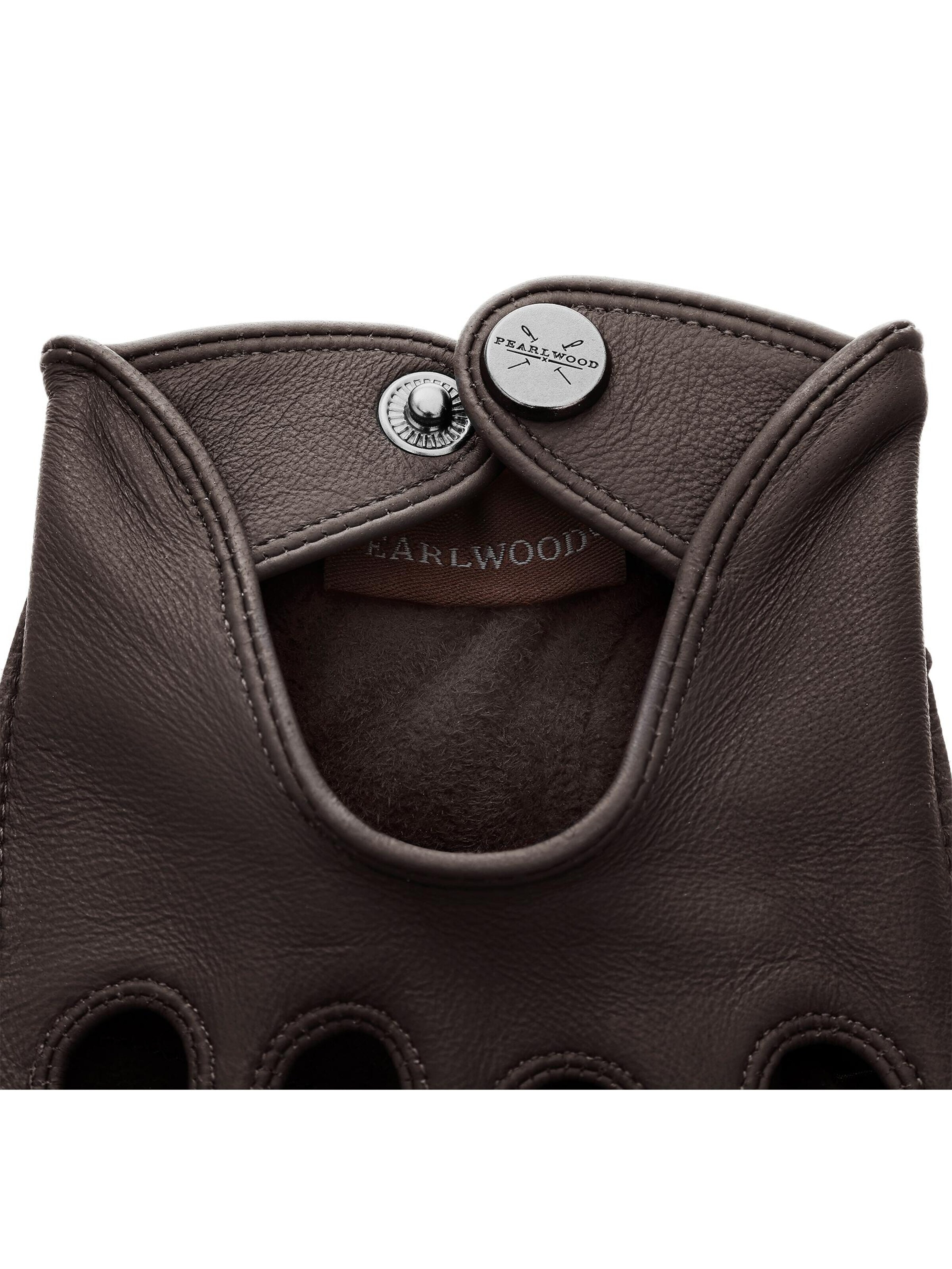 Pearlwood Fingerhandschuhe 'CLARK'‌‌‌ in Braun