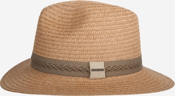 Hatland Hoed 'Sheldon Toyo' in Beige: voorkant