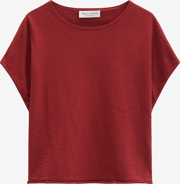 T-shirt Marc O'Polo en rouge : devant