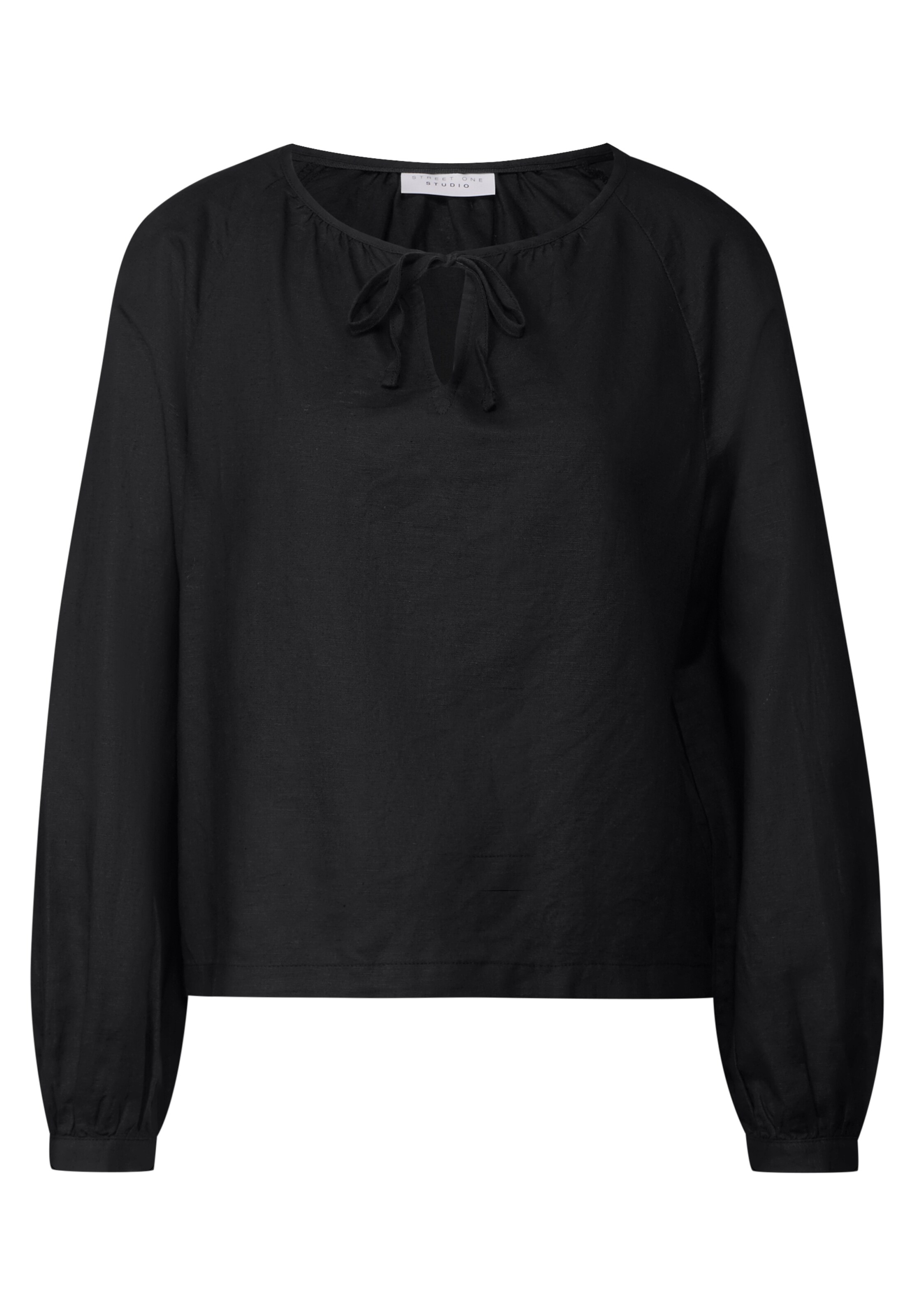 Street One Studio Blouse in Black: front