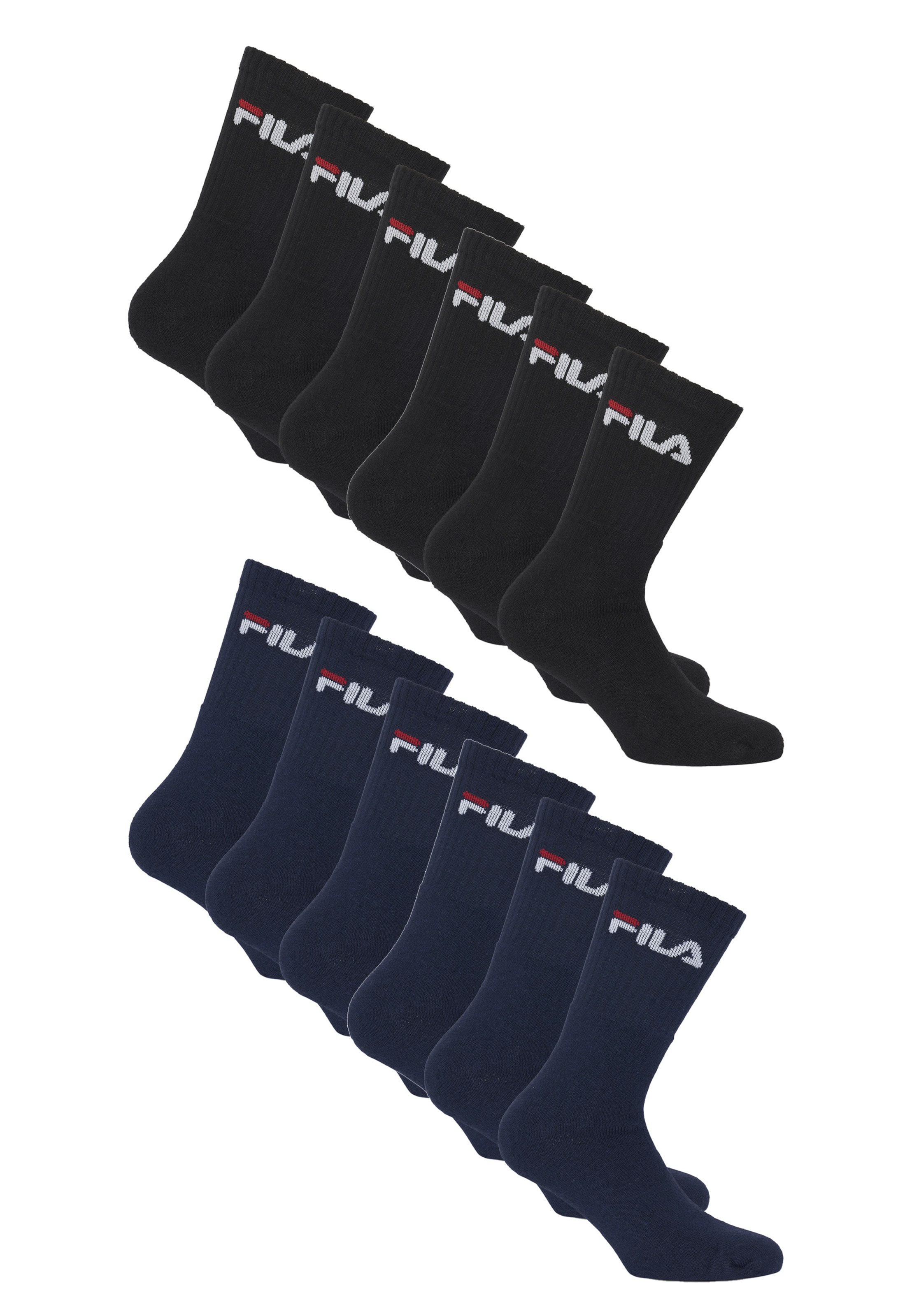FILA Socken in Schwarz: Vorderseite