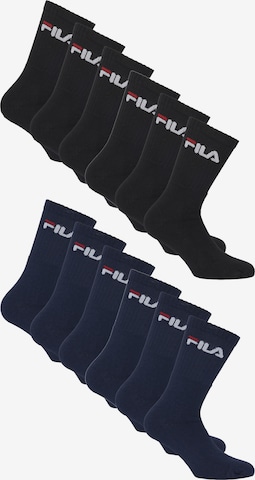 FILA Socken in Schwarz: Vorderseite