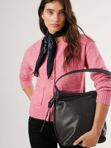 Pepe Jeans Tasche  ' CADDY CODE ' in Schwarz: Vorderseite