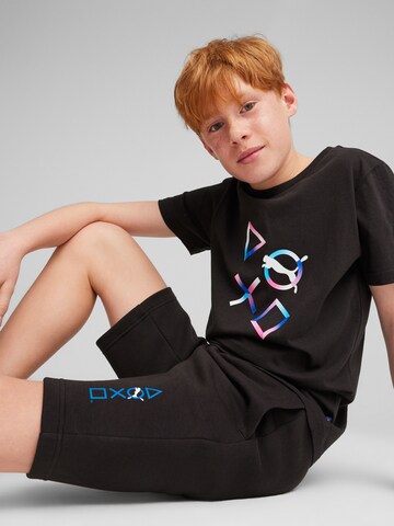 PUMA - Camisola 'PLAYSTATION' em preto: frente