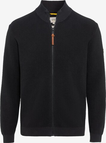 CAMEL ACTIVE Knit Cardigan in Black: front