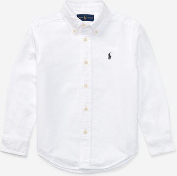 Coupe slim Chemise Polo Ralph Lauren en blanc : devant