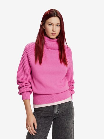 Pull-over ESPRIT en rose : devant