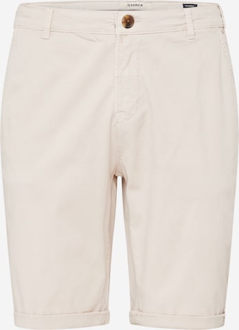 GARCIA Normální Chino kalhoty 'Santo' – béžová: přední strana