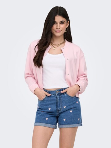 ONLY Tussenjas in Roze: voorkant
