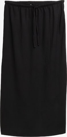 Fustă de la TOM TAILOR DENIM pe negru: față