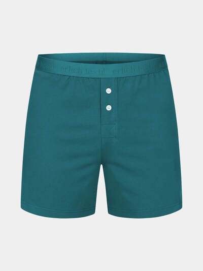 Erlich Textil Boxers 'Casual Cotton' en L en pétrole, Vue avec produit