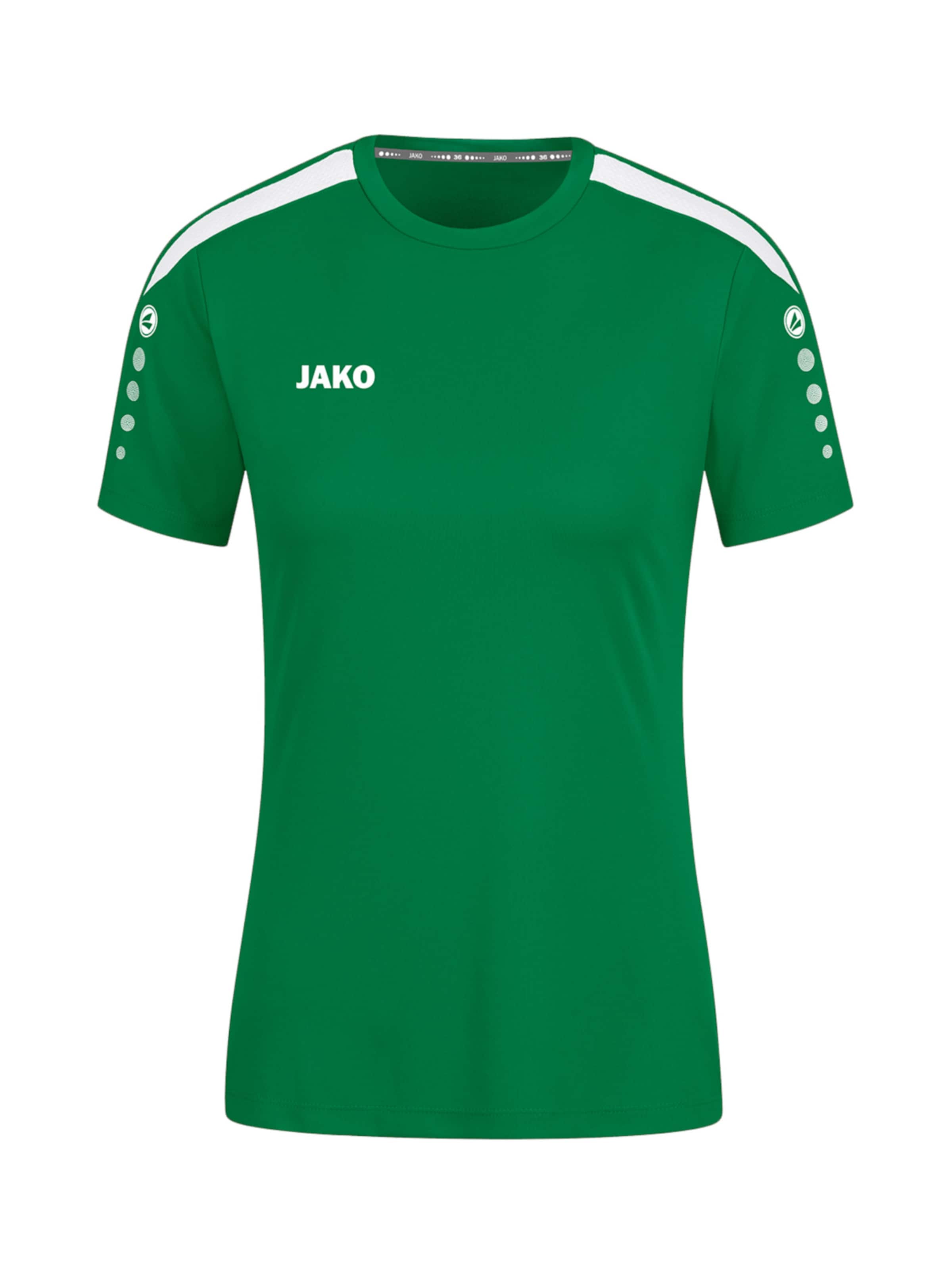 JAKO Performance Shirt 'Power KA' in Green: front