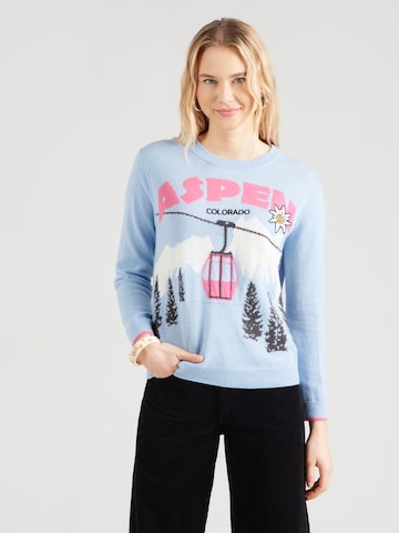 PRINCESS GOES HOLLYWOOD Trui 'Aspen' in Blauw: voorkant