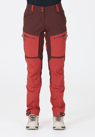 Whistler Regular Outdoorbroek 'Kodiak' in Rood: voorkant