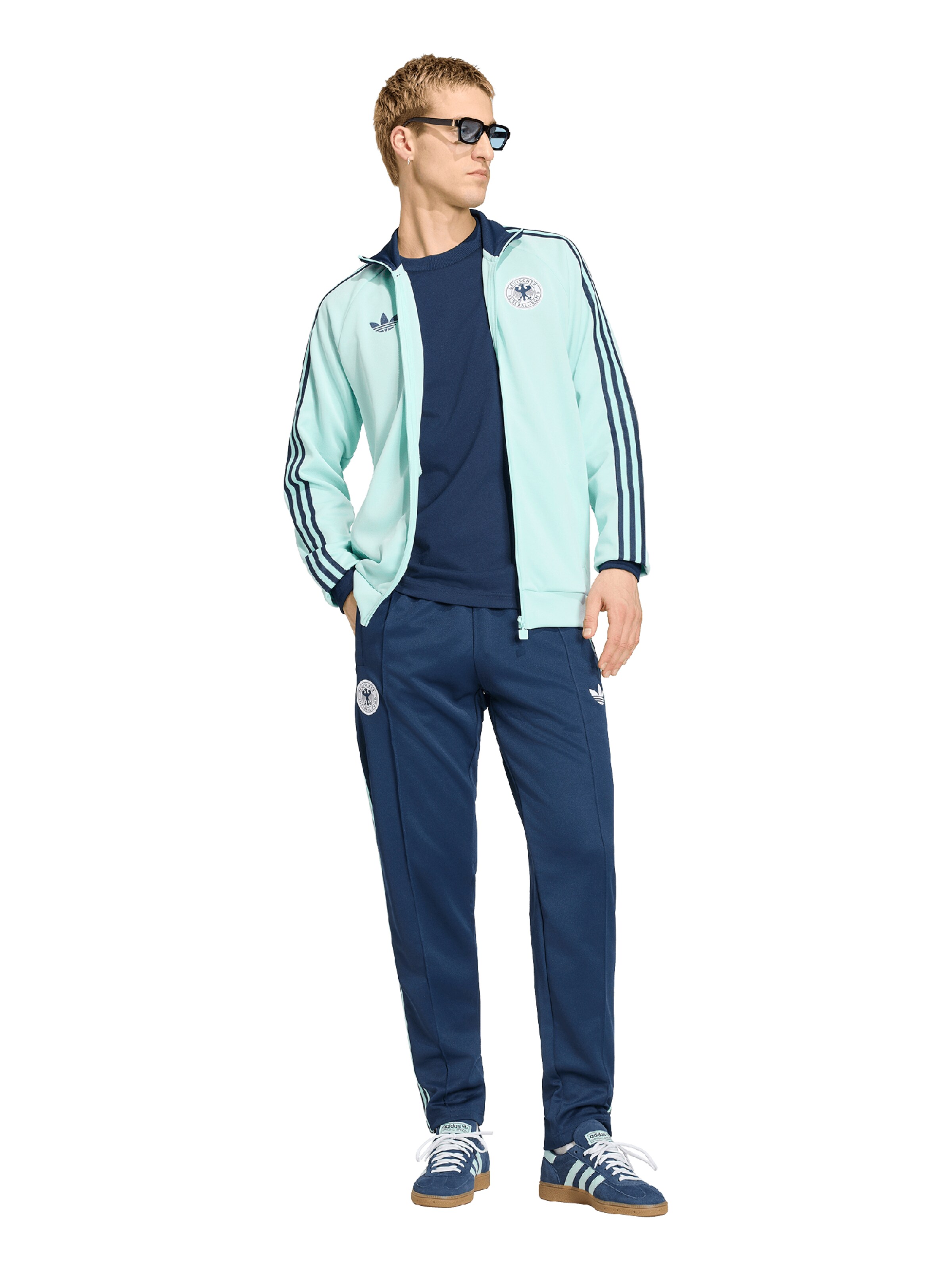 Bluză cu fermoar sport 'DFB' de la ADIDAS PERFORMANCE pe verde