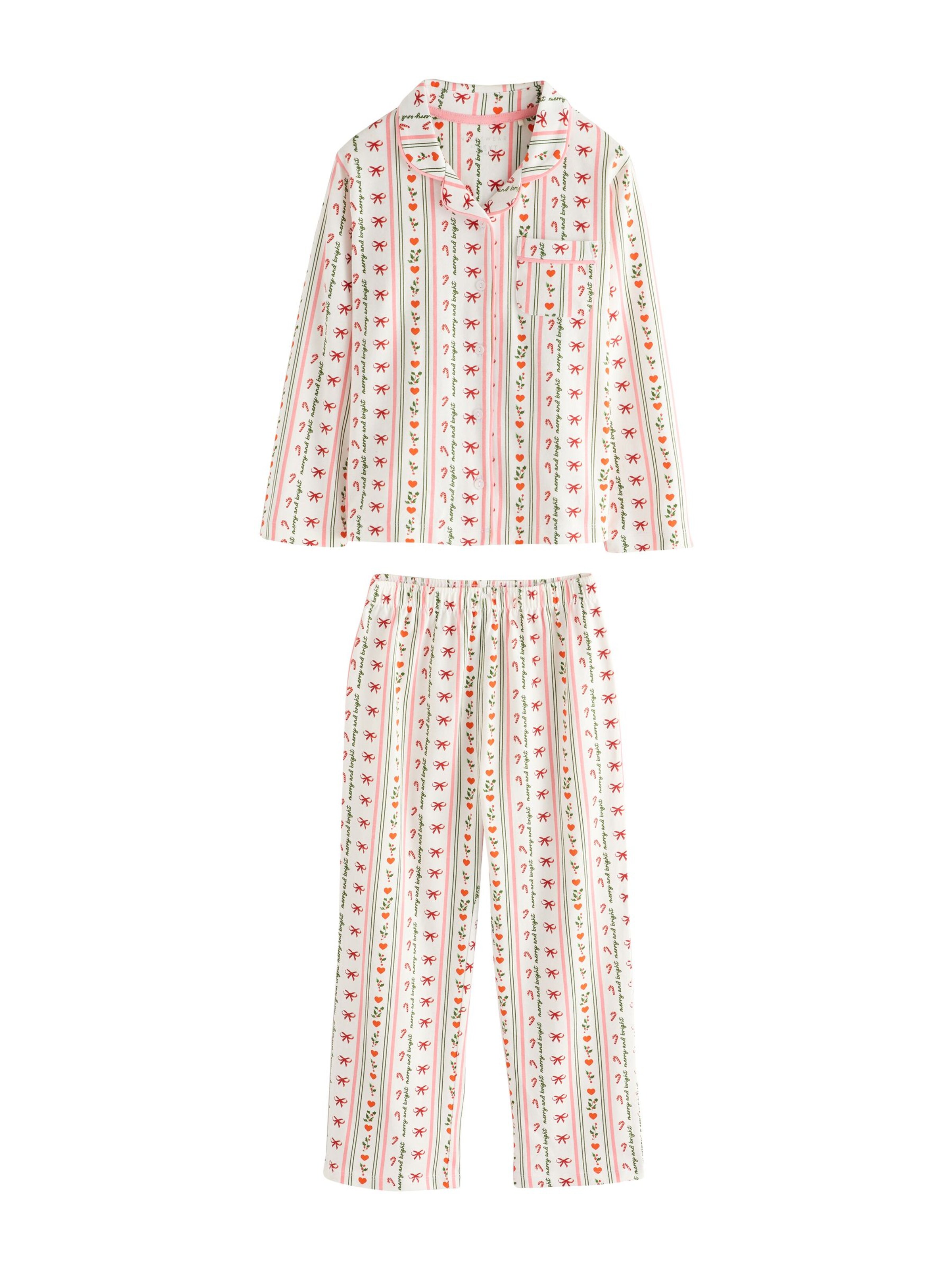 Next Schlafanzug in Weiß: Vorderseite