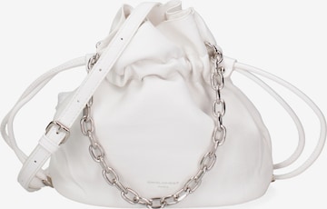 Borsa a sacco di David Jones in bianco: frontale