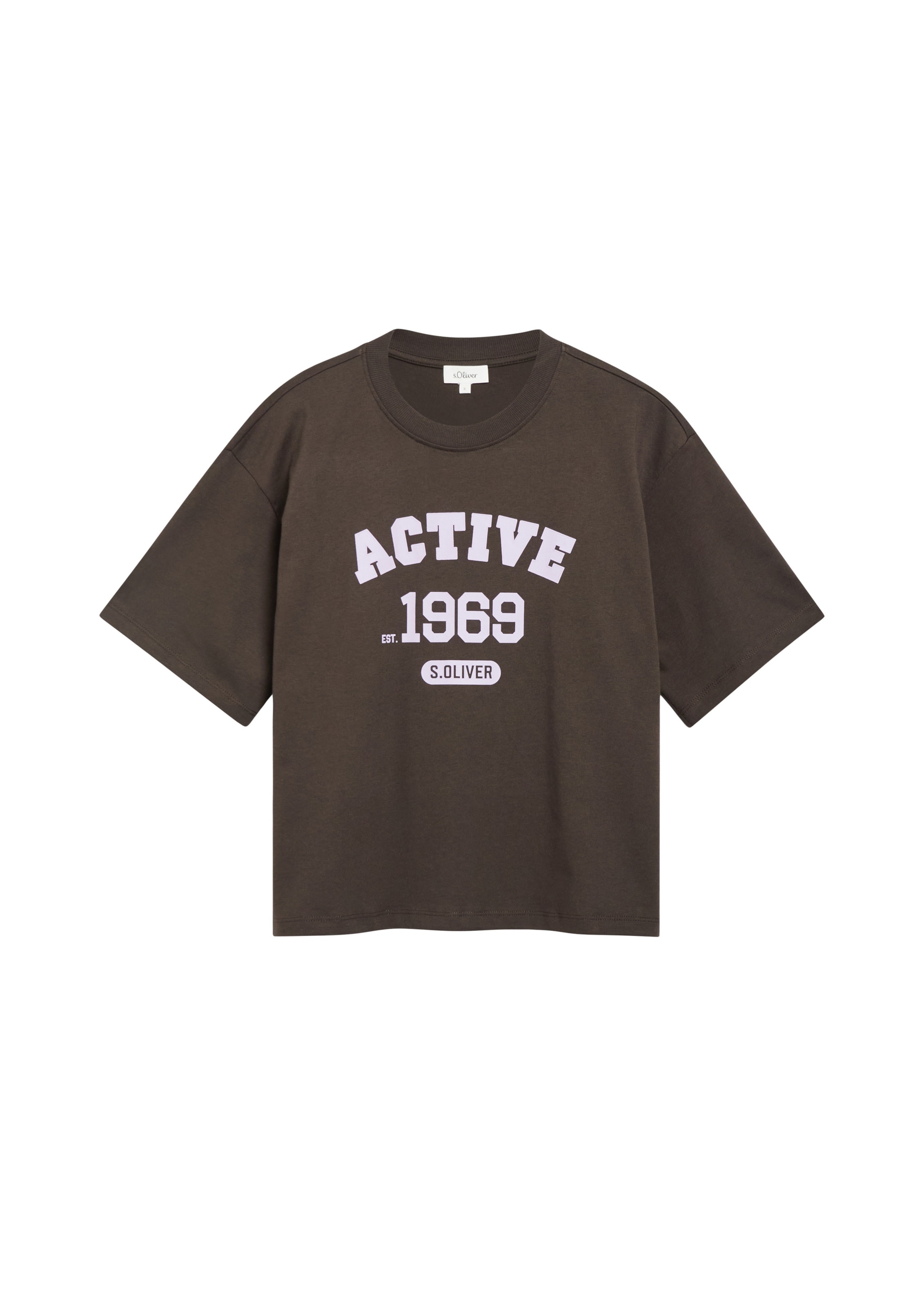 T-shirt s.Oliver en marron : devant