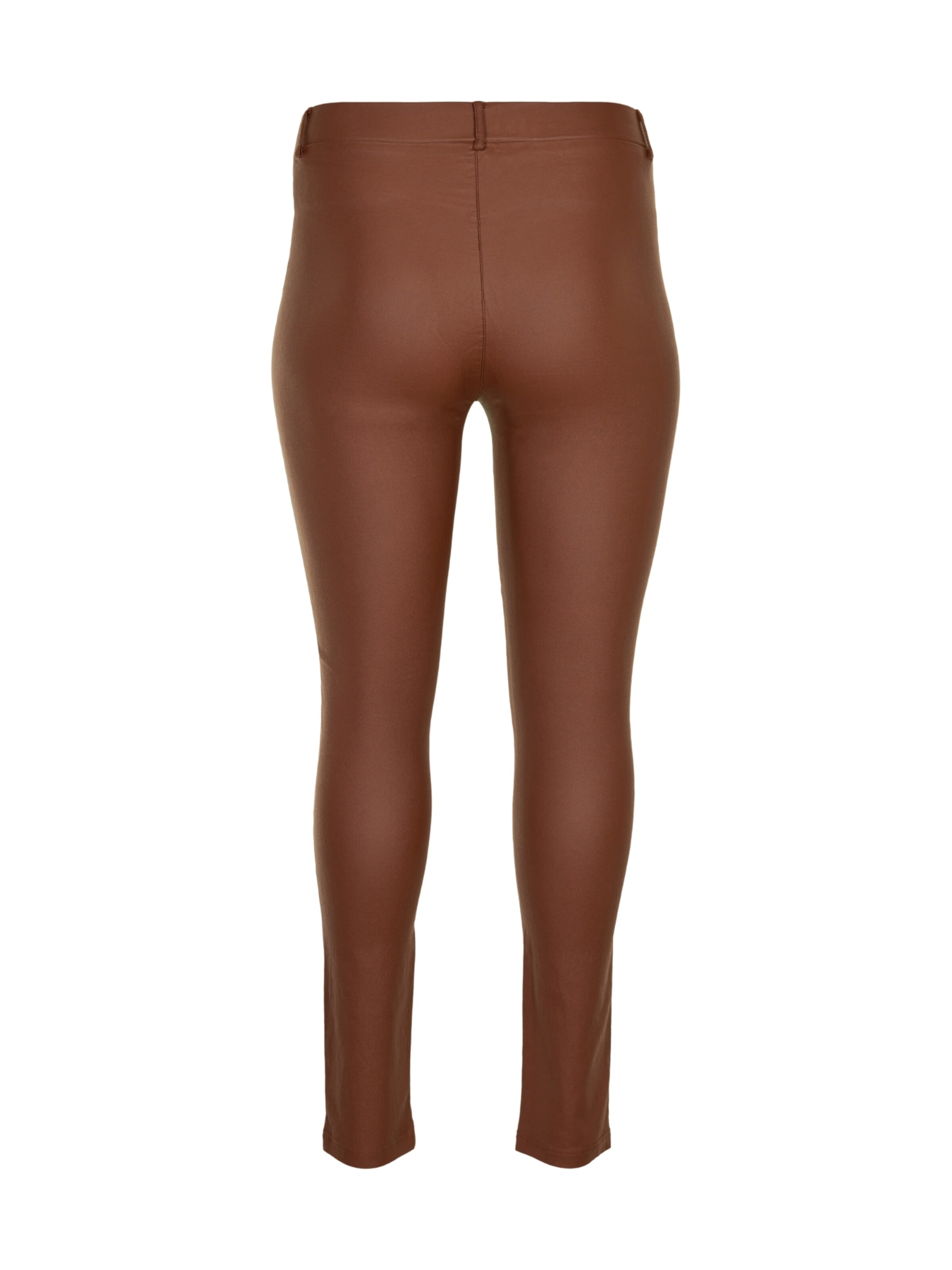 SANDGAARD Skinny Pants 'Dublin' in Brown