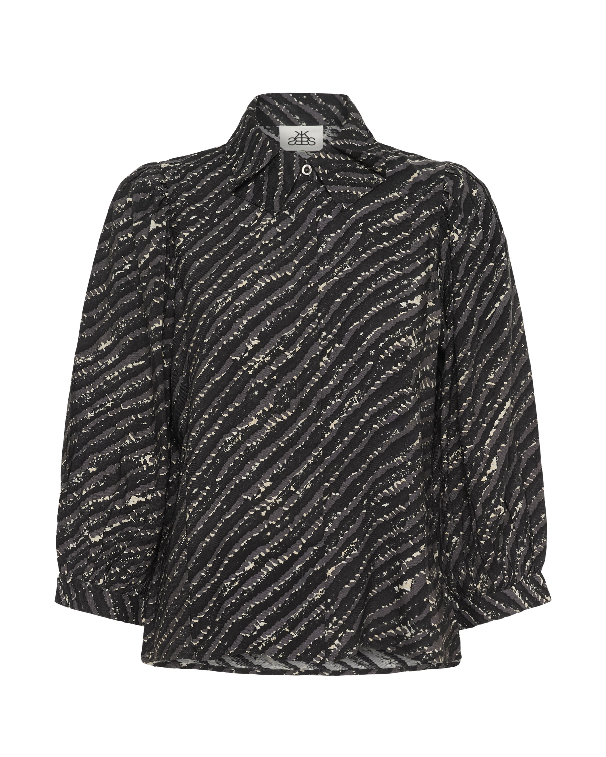 KAREN BY SIMONSEN Bluse 'KBDavina' i sort: forside