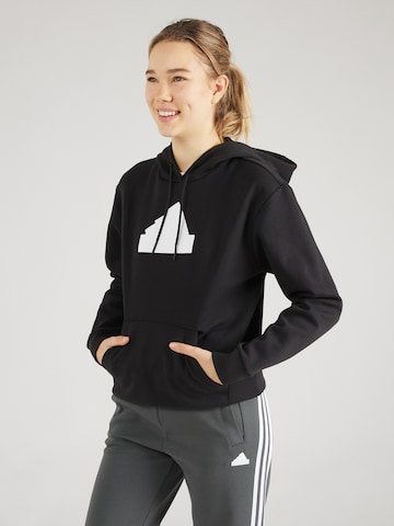 ADIDAS SPORTSWEAR Αθλητική μπλούζα φούτερ 'FI BOS OH' σε μαύρο: μπροστά