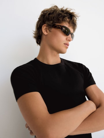 Bershka Shirt in Black